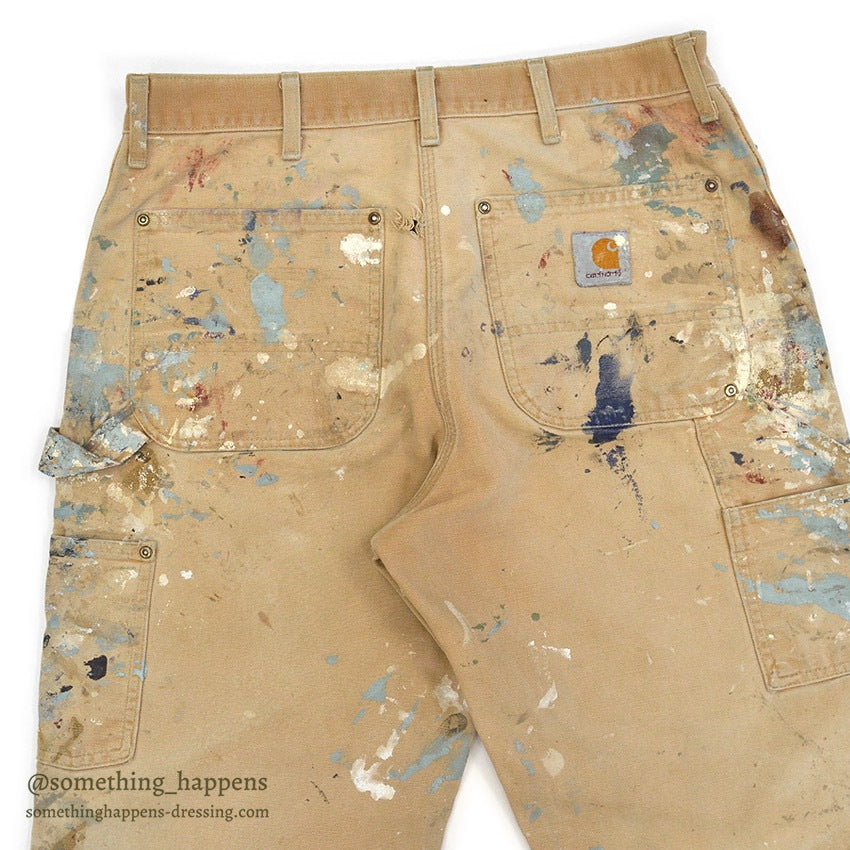 1990's CARHARTT DOUBLE KNEE DUCK PAINTER PANTS ... W33/L29
