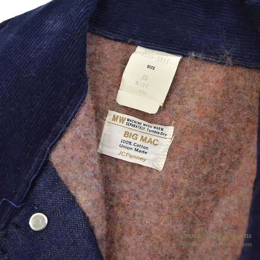 1970's DEADSTOCK BIG MAC DENIM COVERALL BLANKET 2 ... 36