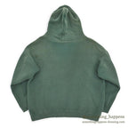 1960's OLD GREEN FADED SWEAT PARKA / BIG SIZE...