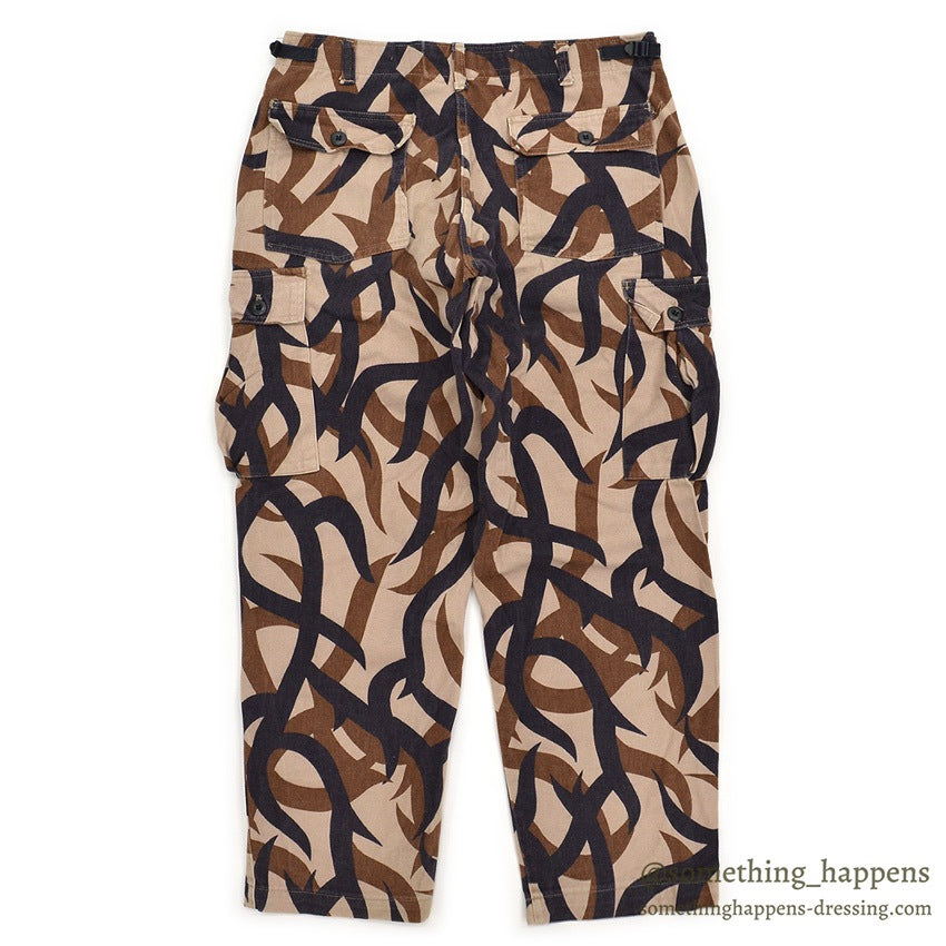 1990's BRIGADE QUARTERMASTERS ASAT CAMO PANTS / THICK COTTON... MR