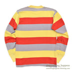 1960's DEADSTOCK ALLENDALE WIDE BORDER STRIPED L/S TEE ... L