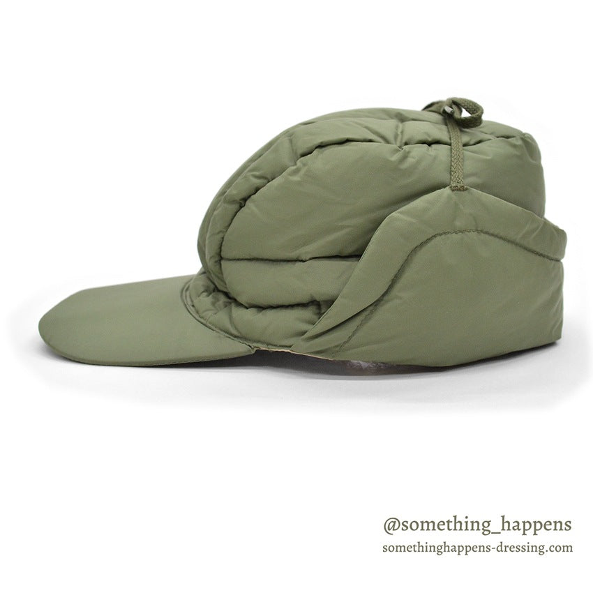 1960's EDDIE BAUER DOWN CAP / OLIVE...S