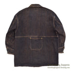 1990's DRIVER DOUBLE-BREASTED DENIM COVERALL...M