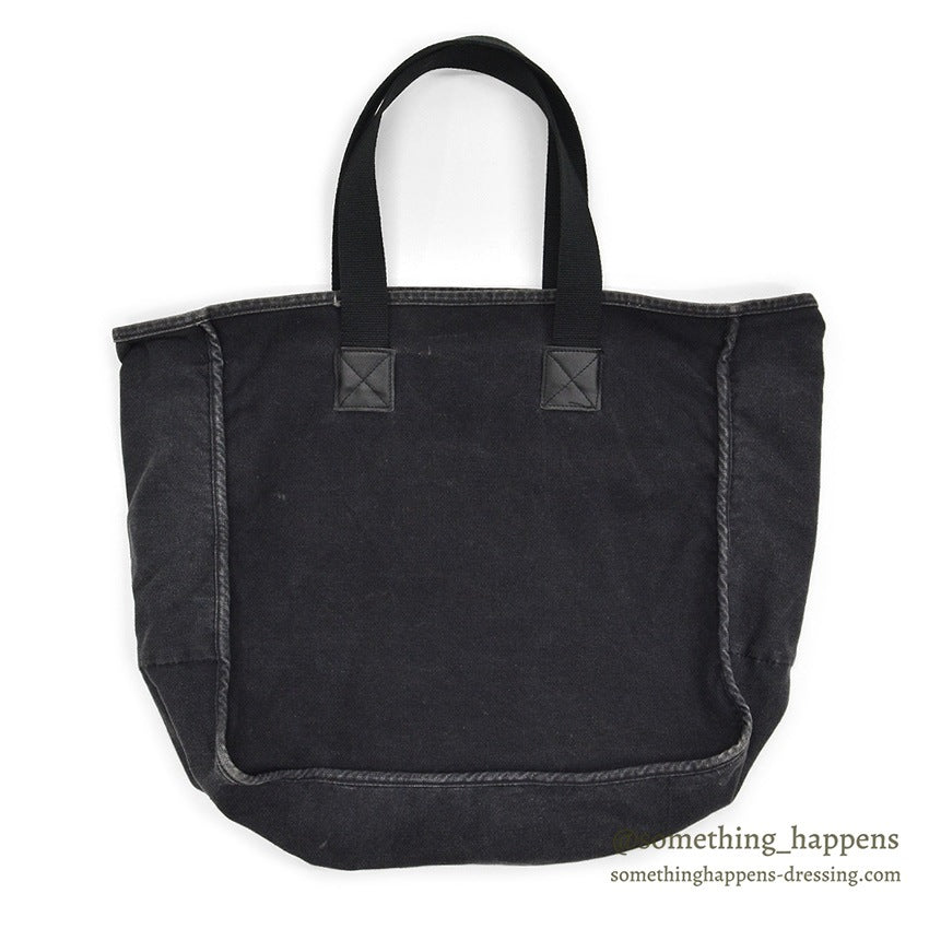 1980's~ JANTZEN BLACK COTTON TOTE BAG ...