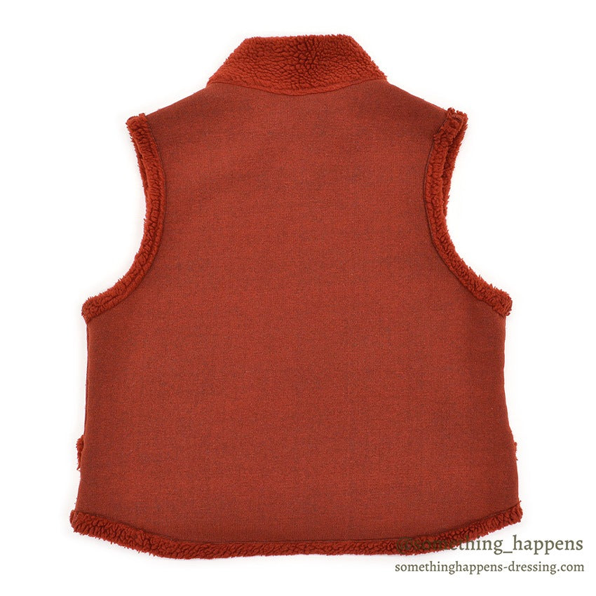~1980's YAK WEAR SEATTLE RED PILE VEST ... XL