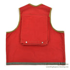1970's OLD RED PACK TRAIL VEST ADEDD KNIFE POCKET...