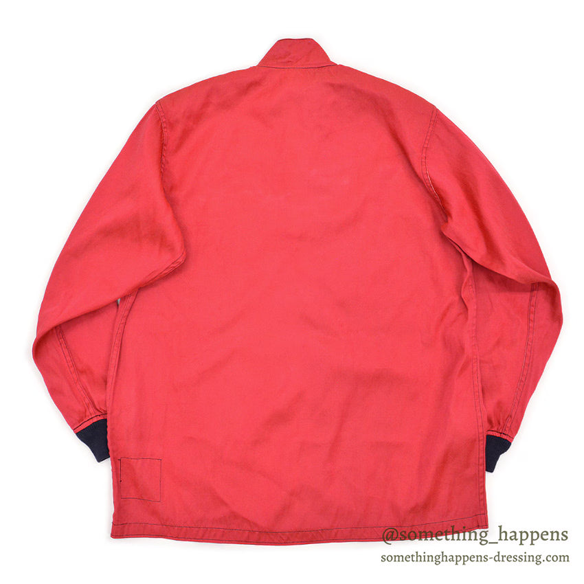 1960's U.S.NAVY JUMPER, IDENTIFICATION FLIGHT DECK SUMMER / RED ... M