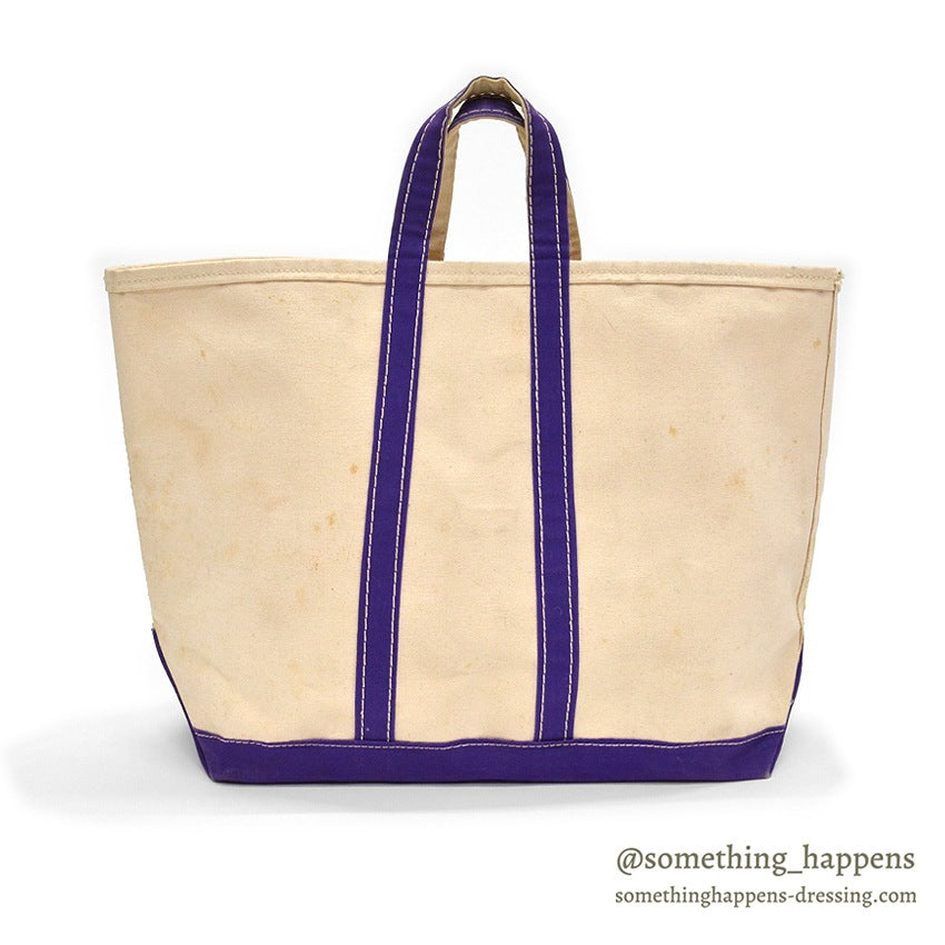 ~1980's L.L.BEAN BOAT AND TOTE / PURPLE ...