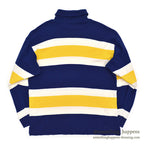 1980's GAP WIDE STRIPED COTTON TURTLE NECK TEE...XL