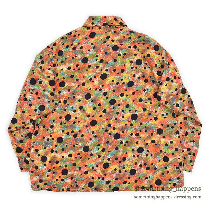 1960's HARWOOD POLKA DOTS UNUSUAL PRINT PAJAMA SHIRT...