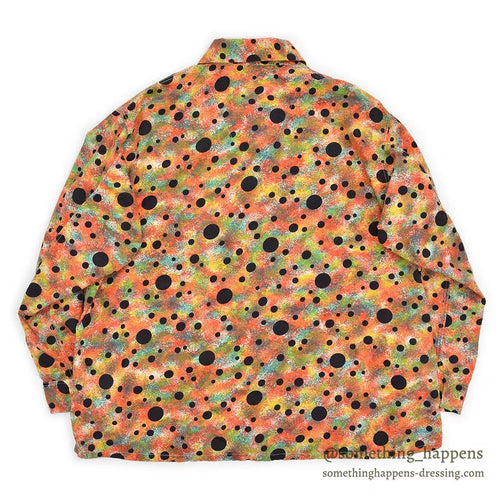 1960's HARWOOD POLKA DOTS UNUSUAL PRINT PAJAMA SHIRT...