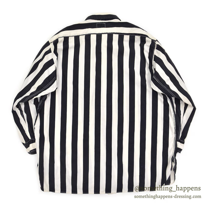 1950's~ RAWLINGS UMPIRE STRIPE SHIRT ...  XL