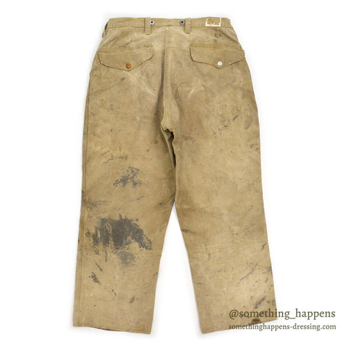 1930's~ CCFILSON FIL-CLO DOUBLE KNEE DUCK PANTS... W35/L28