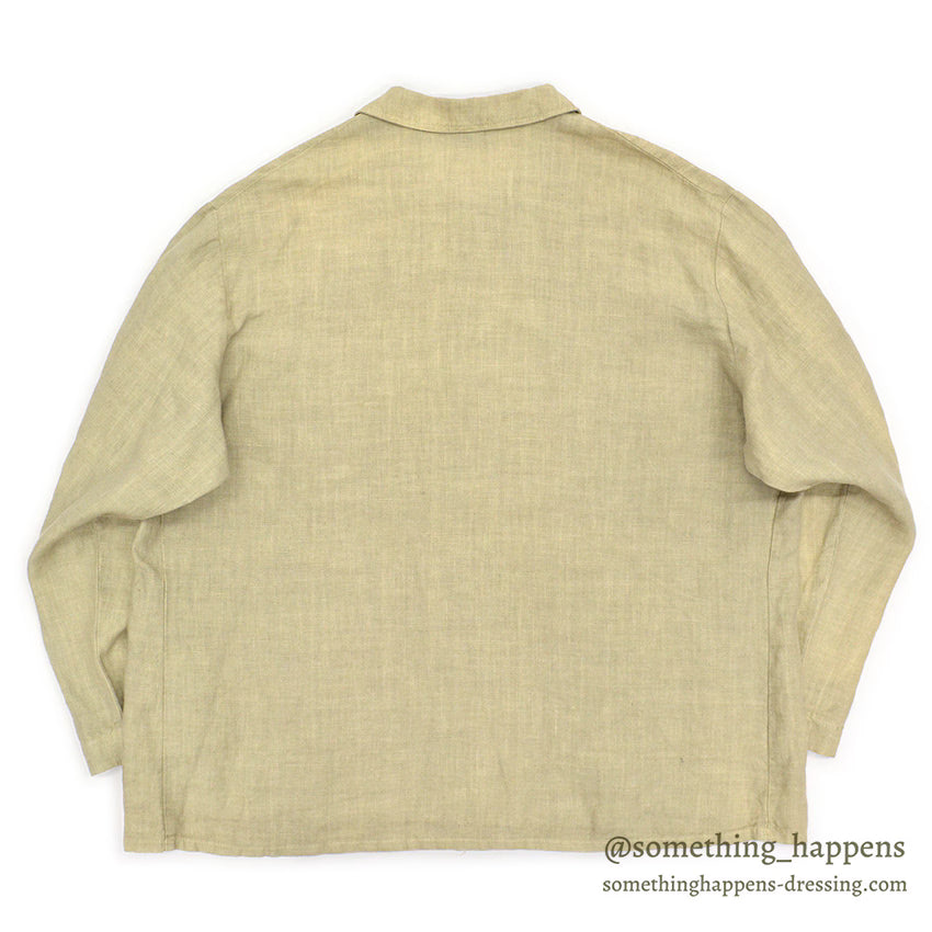 CP SHADES LINEN WORK JACKET / TAN ... L