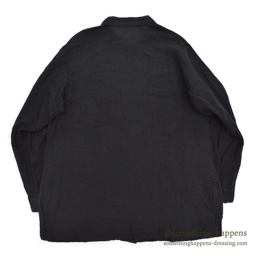 1990's CP SHADES LINEN JACKET / BLACK...M