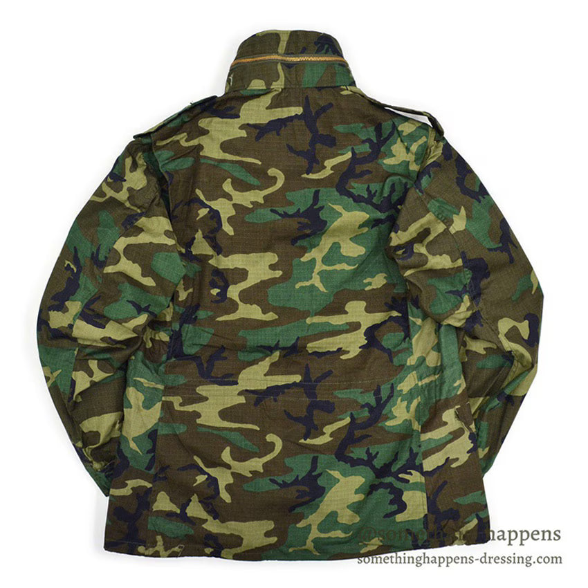 1980's DEDSTOCK CIVILIAN M-65 LC-1 LEAF CAMO JACKET / RDF... MR