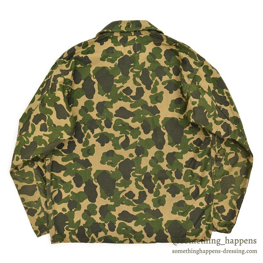 ~1960's BULLSEYE BILL CAMO JACKET / TWO POCKET ... M