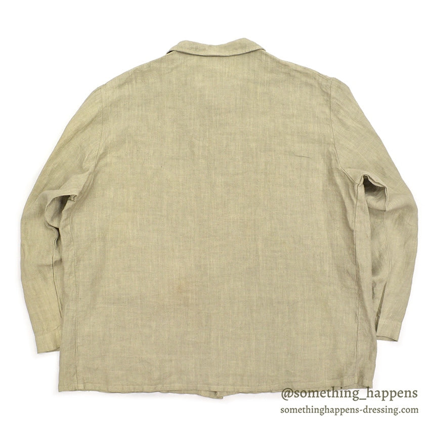 CP SHADES LINEN WORK JACKET / TAN ... L