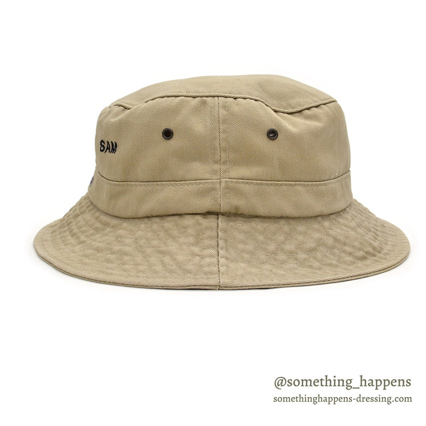 1990's ORVIS DOG EMBROIDERY HAT / TAN... L/XL