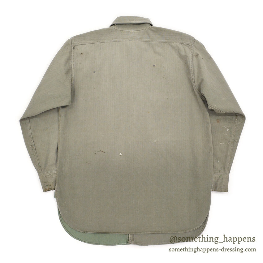 1940's WASHINGTON DEE CEE TWO-TONE HBT SHIRT / EXTREMELY RARE ...