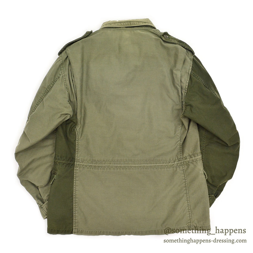 1980's~ M-65 FIELD JACKET ALPHA INDUSTRIES INC. / CRAZY PATTERN... MR