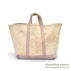 1980's~ BROOKSTONE PAINTER CANVAS TOTE / FADED ... M