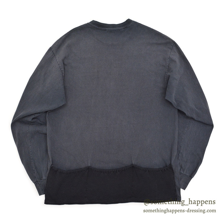 1980's~ HANES CAPITAL BICYCLING CLUB OLYMPIA L/S T-SHIRT / CUSTOMIZED POCKETS ... XL