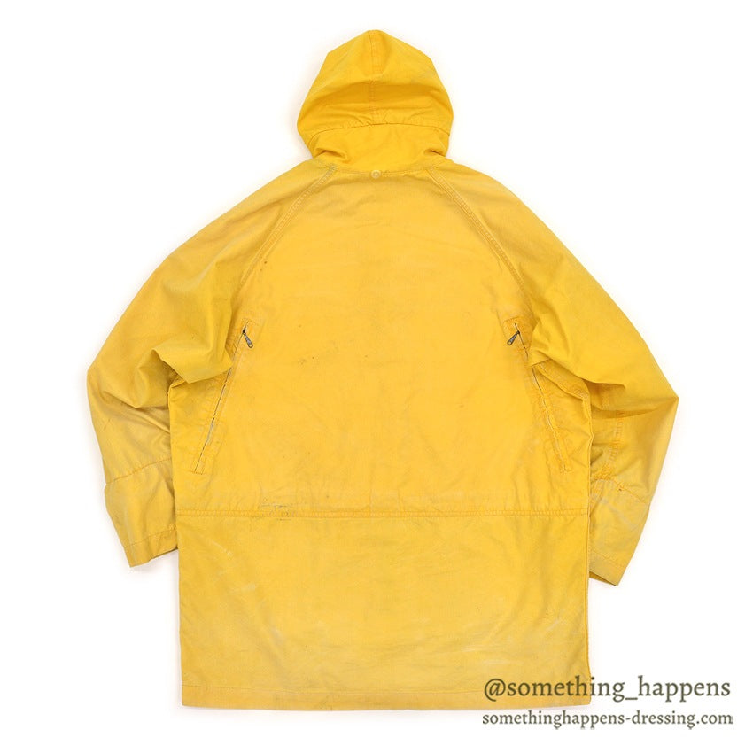 1960's REI ALPINE PATROL VENTILE PARKA / YELLOW...