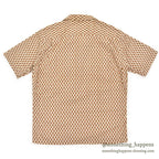 1960's KEY WEST PAISLEY-LIKE PATTERN SHIRT / BROWN ... M