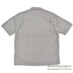 1960's KEY WEST PAISLEY-LIKE PATTERN SHIRT / BLUE ... M