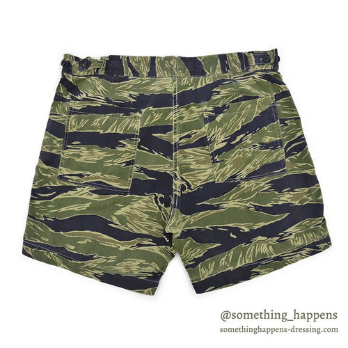 1970's OLD TIGER STRIPE SHORTS / NICE SIZE...