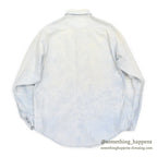 1960's SEARS CHAMBRAY SHIRT / SUPER FADED ...