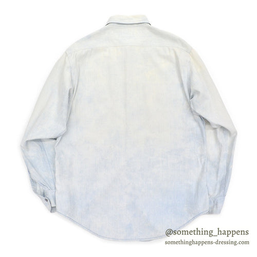 1960's SEARS CHAMBRAY SHIRT / SUPER FADED...