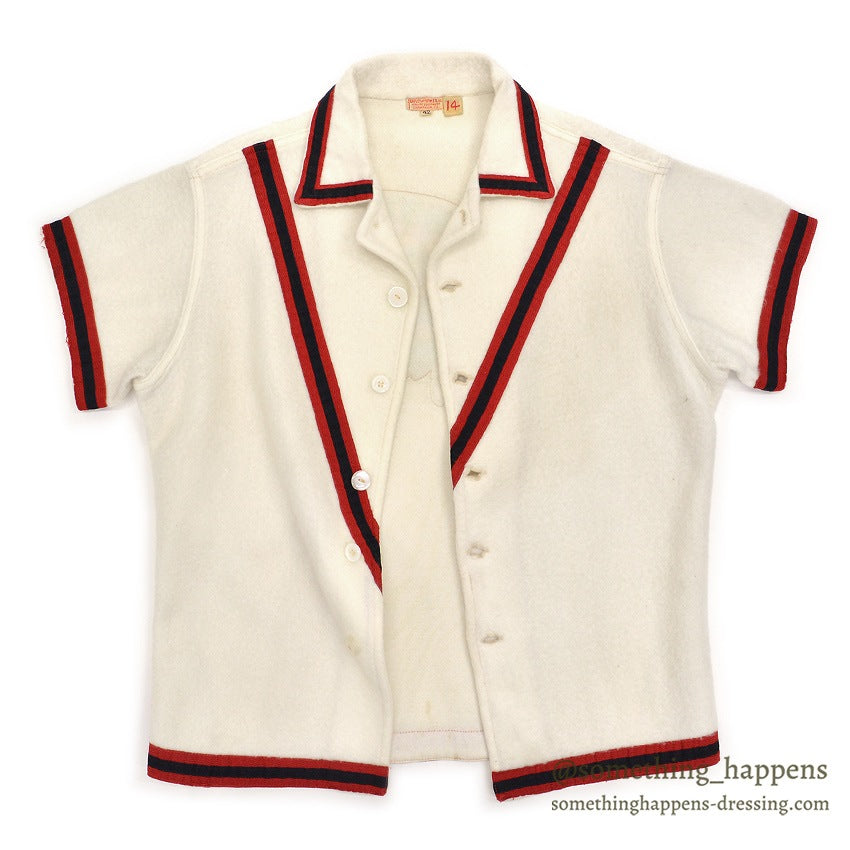 1950's BAILEY AND HIMES, INC. INDIAN HEAD PATCH PILE SHIRT ... 42