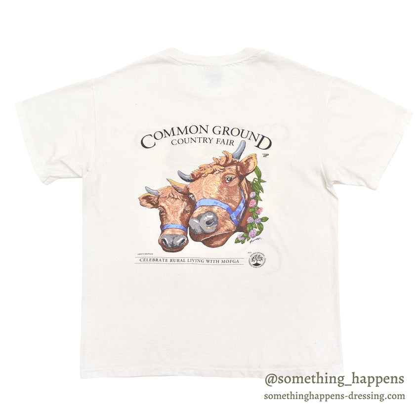 1990's HANES BEET PRINT T-SHIRT...L