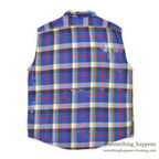 1960's BIG MAC HEAVY FLANNEL VEST / CUT OFF ... XL