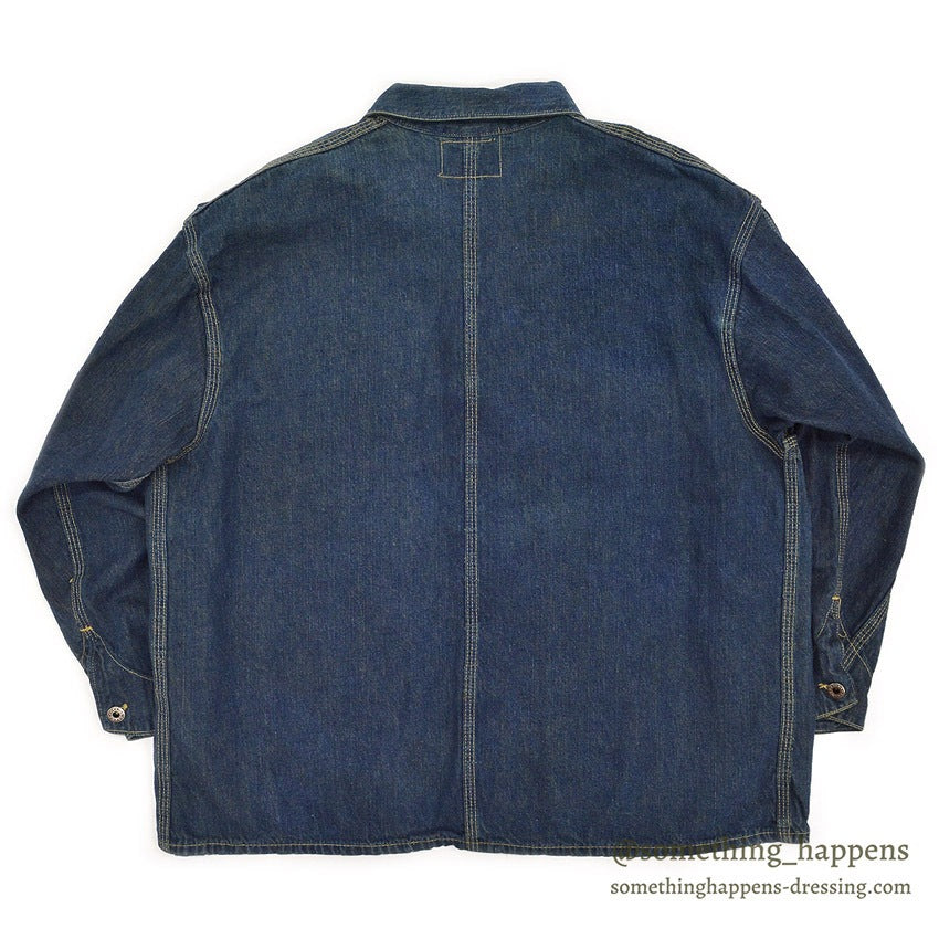 1930's UNKNOWN DENIM COVERALL / THICK DENIM ...