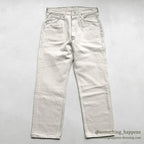 2000s DEADSTOCK Levi's 501-0694 Off-white Denim Pants... W34/L30