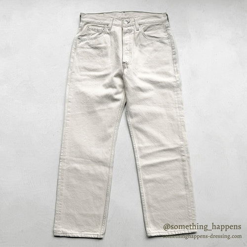 2000s DEADSTOCK Levi's 501-0694 Off-white Denim Pants... W34/L30