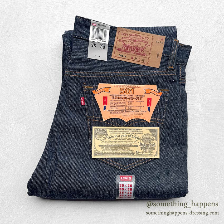 1990's DEADSTOCK Levi's 501 DENIM PANTS / MADE IN USA ... W35/L36