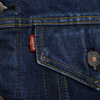 60s Levi's 70505-0317 BIG-E Dark Navy Blanket... Size 38