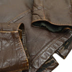 60's BROOKS 'Cafe Racer' SINGLE RIDERS BROWN... 38