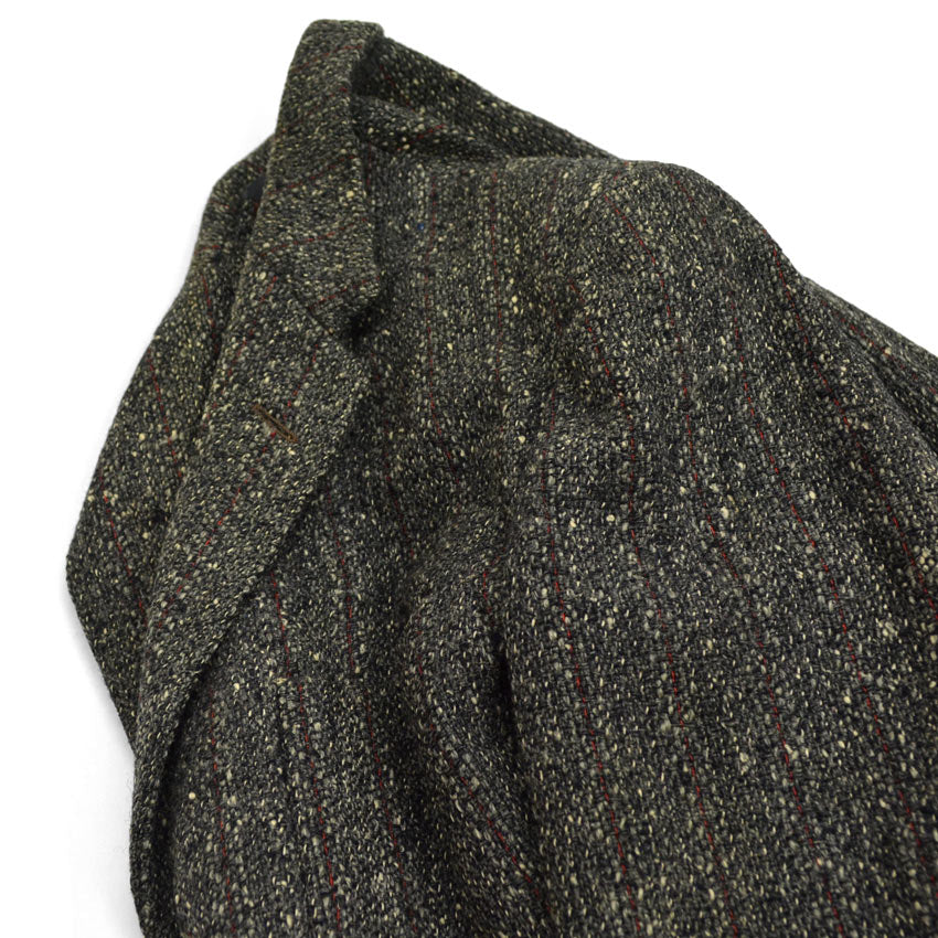 1950s University Town Salt and Pepper Wool Tailored Jacket...