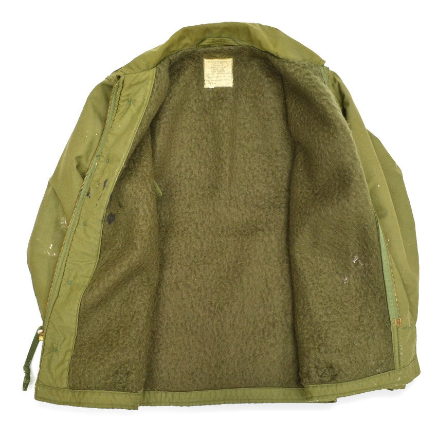 60's US Navy A-2 Deck Jacket Stencil... S