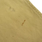 1940s US ARMY M-1943 Khaki Chino Pants with Gas Flap... W32 x L31