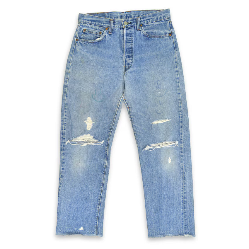 70's〜 Levi's 501 66後期 手書きスマイル ... W30 L28