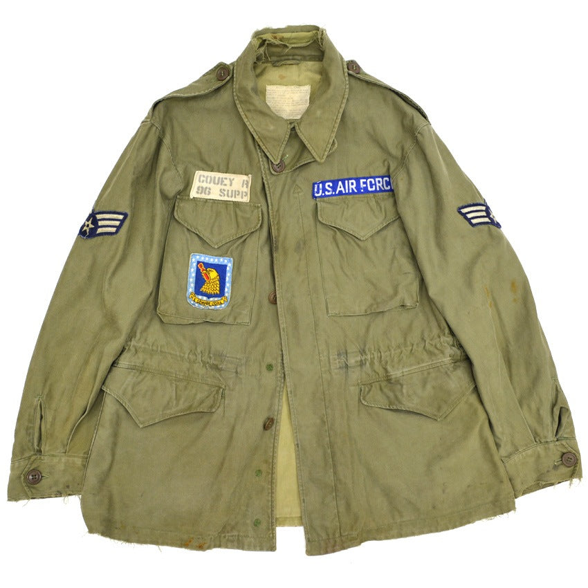 1940s USAF M-1943 WWII JACKET 'E SEMPRE L'ORA' Squadron AS IS ... 36R