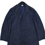 70's USAF RAINCOAT NYLON BLUE...40R