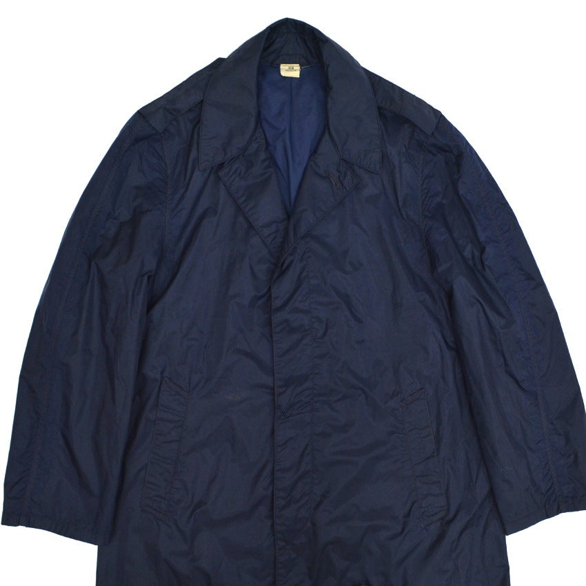 70's USAF RAINCOAT NYLON BLUE...40R