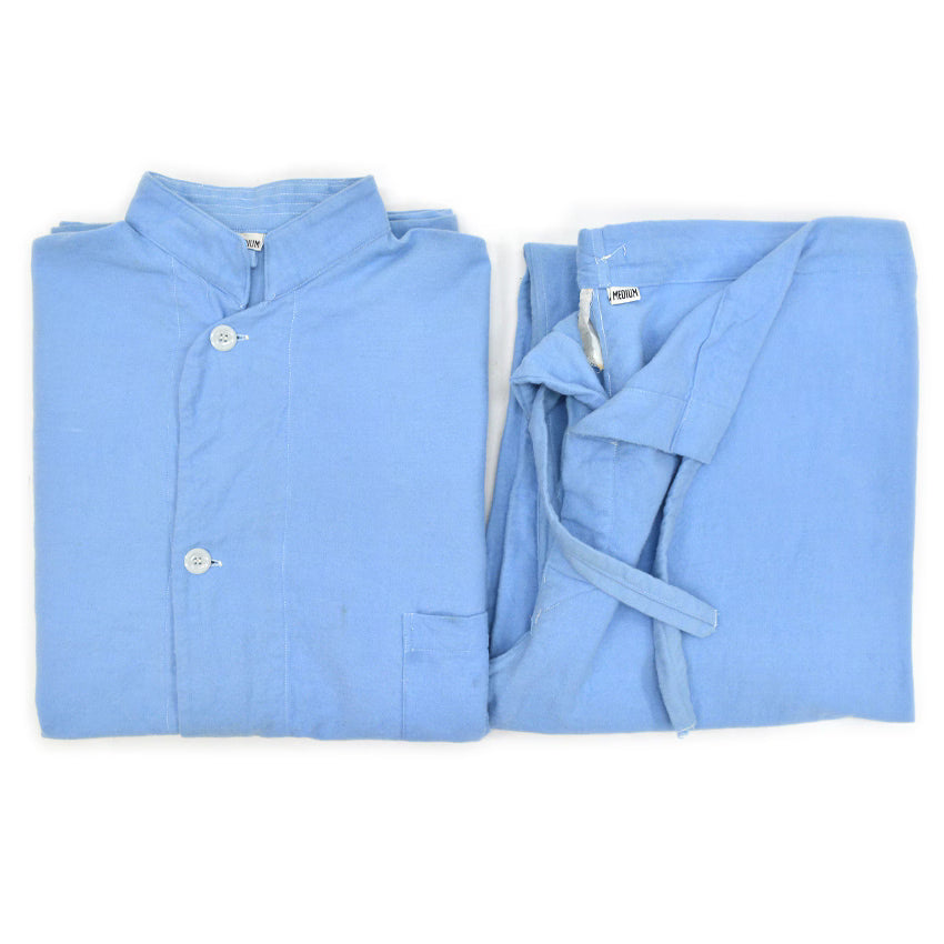 1940's DEADSTOCK WW2 PAJAMA COAT & TROUSERS,WINTER SET ... MEDIUM